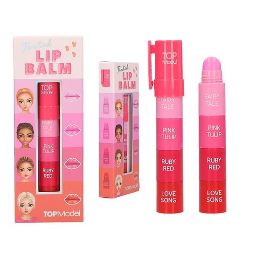 TOP MODEL BÁLSAMO LABIAL CON COLORES BEAUTY AND ME