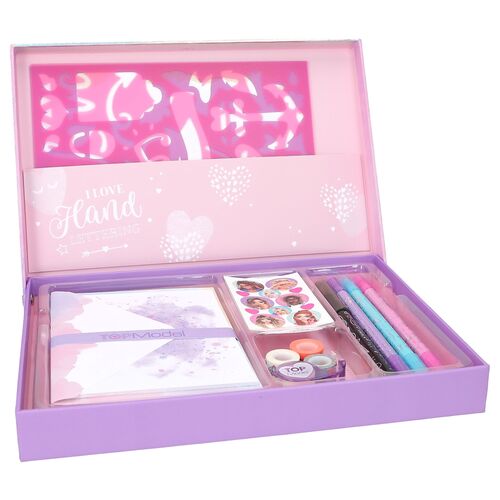 TOP MODEL - SET DE CARTAS Y LETTERING BOX