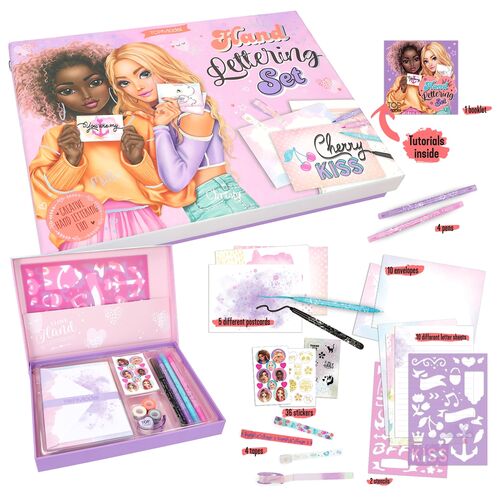 TOP MODEL - SET DE CARTAS Y LETTERING BOX