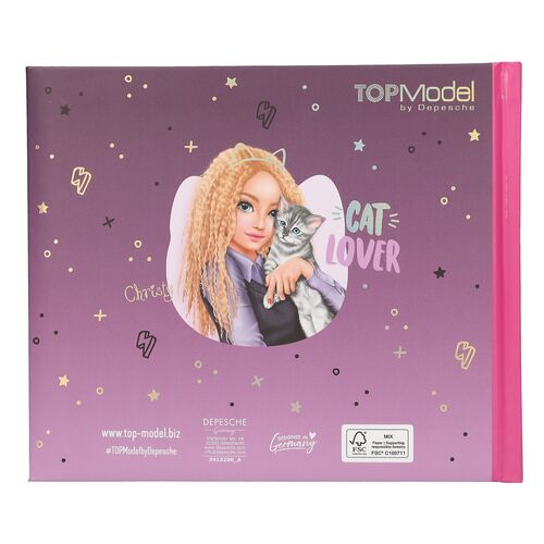 TOP MODEL MI LIBRO DE AMISTAD REBEL KITTY