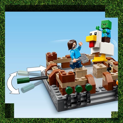 LEGO A MINECRAFT MOVIE - EL RING DE COMBATE DE LA MANSIÓN DEL BOSQUE