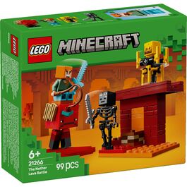 LEGO MINECRAFT - LA BATALLA DE LAVA DEL INFRAMUNDO