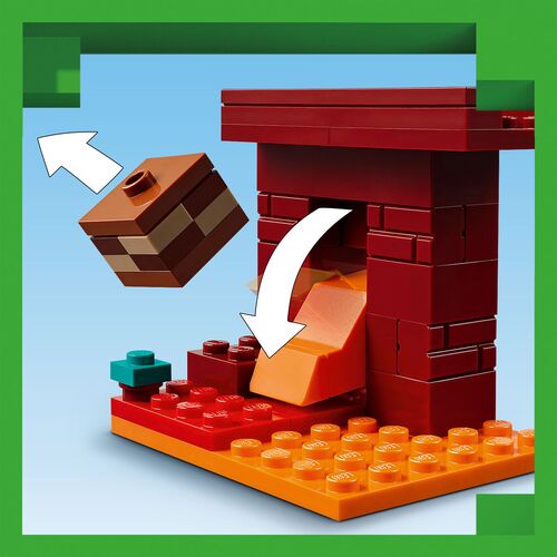 LEGO MINECRAFT - LA BATALLA DE LAVA DEL INFRAMUNDO