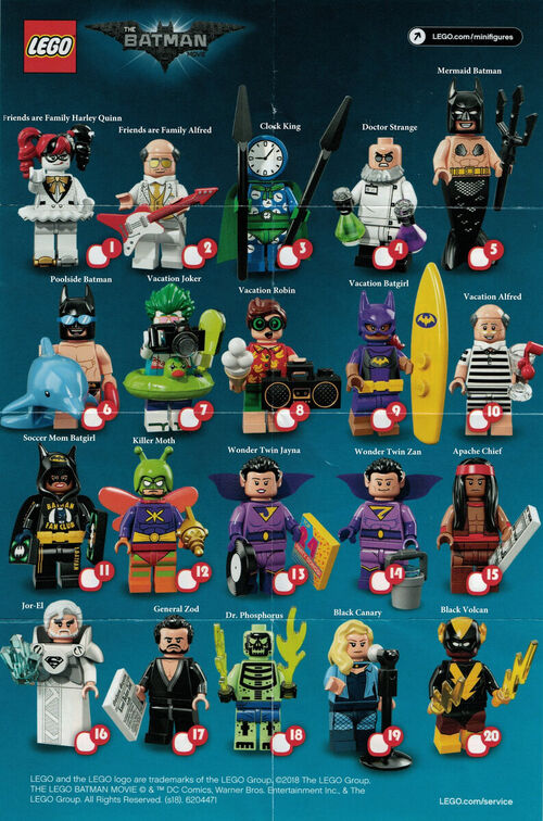 LE71020-17 LEGO® MINIFIGURES® BATMAN MOVIE® Serie 2 - GENERAL ZOD?