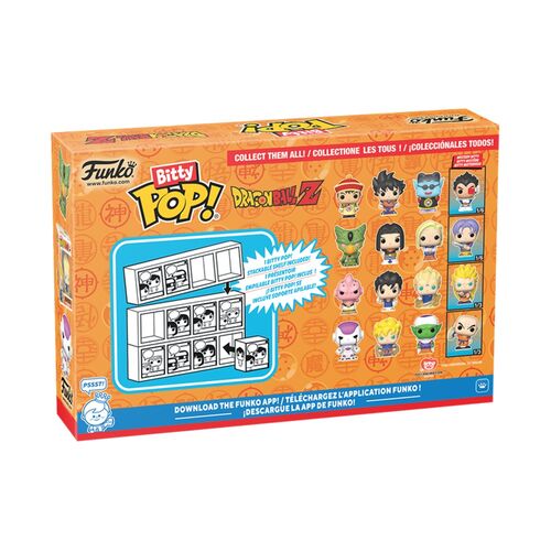 FUNKO BITTY POP! DRAGON BALL Z – CELL (1ª FORMA), ANDROIDE 17, ANDROIDE 18 Y ¿?