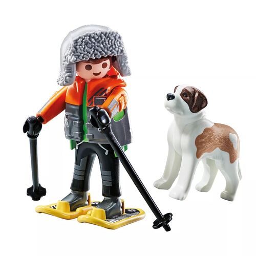 PLAYMOBIL - SENDERISTA CON SAN BERNARDO