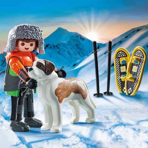 PLAYMOBIL - SENDERISTA CON SAN BERNARDO