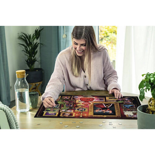 RAVENSBURGER PUZLE VILLANOS DISNEY - REINA DE CORAZONES 1000 PIEZAS