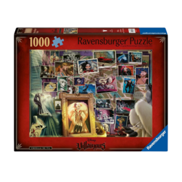 RAVENSBURGER PUZLE VILLANOS DE DISNEY - CRUELLA DE VIL 1000 PIEZAS