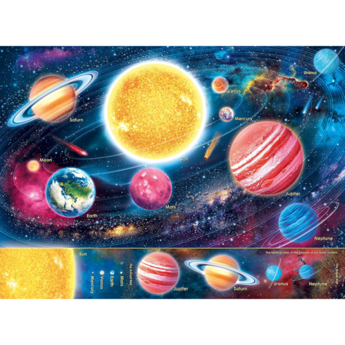 RAVENSBURGER PUZLE SISTEMA SOLAR 300 PIEZAS XXL