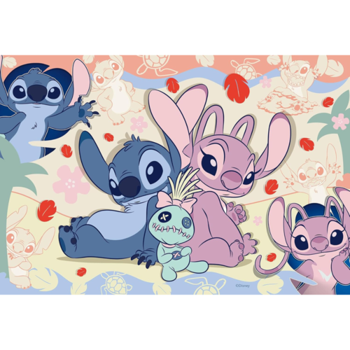 RAVENSBURGER PUZLE DISNEY STITCH Y ANGEL 35 PIEZAS