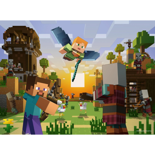 RAVENSBURGER PUZLE MINECRAFT 150 PIEZAS XXL