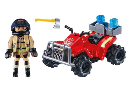 QUAD DE RESCATE DE INCENDIOS DE PLAYMOBIL