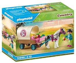 PLAYMOBIL - CARRUAJE DE PONIS