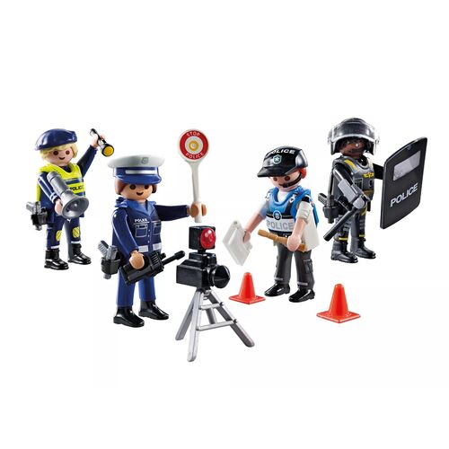 PLAYMOBIL - SET DE FIGURAS DE POLICÍA