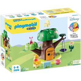 PLAYMOBIL 1.2.3 & DISNEY - WINNIE THE POOH Y PIGLET EN LA CASA DEL ÁRBOL