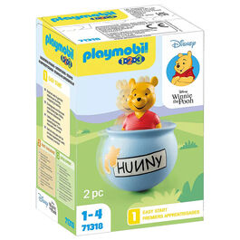 Playmobil 1.2.3 & Disney - El Tarro de Miel de Winnie The Pooh