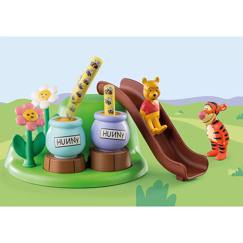 PLAYMOBIL 1.2.3 & DISNEY - EL JARDÍN DE LAS ABEJAS DE WINNIE THE POOH Y TIGGER