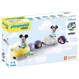 Playmobil 1.2.3 & Disney - Tren Nube de Mickey y Minnie