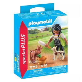 PLAYMOBIL - MUJER CON CABRAS
