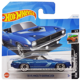 HOT WHEELS - HW ROADSTERS - '72 STINGRAY CONVERTIBLE (132/250) - SILVER (HALF CARD)