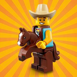 LE71021-15 LEGO® MINIFIGURES® 18ª EDICIÓN - FIESTA - Hombre con disfraz de vaquero