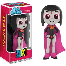 21989 ROCK CANDY Teen Titans Go - Figura Raven rosa - EXCLUSIVO
