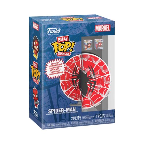 FUNKO BITTY POP! DISPLAY: MARVEL - SOPORTE RED DE SPIDER-MAN