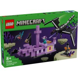 LEGO MINECRAFT - EL DRAGÓN DEL ENDER Y EL BARCO DEL END