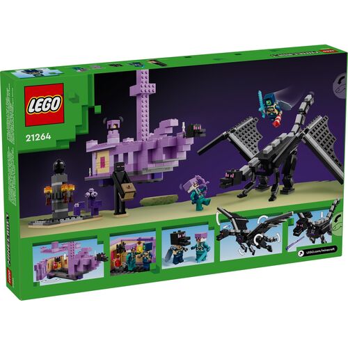 LEGO MINECRAFT - EL DRAGÓN DEL ENDER Y EL BARCO DEL END