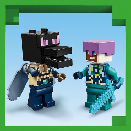 LEGO MINECRAFT - EL DRAGÓN DEL ENDER Y EL BARCO DEL END