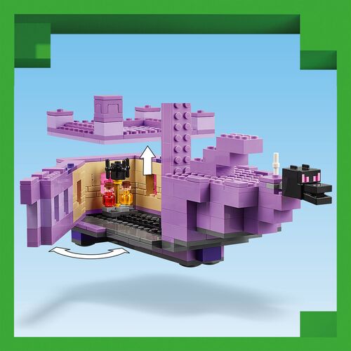 LEGO MINECRAFT - EL DRAGÓN DEL ENDER Y EL BARCO DEL END