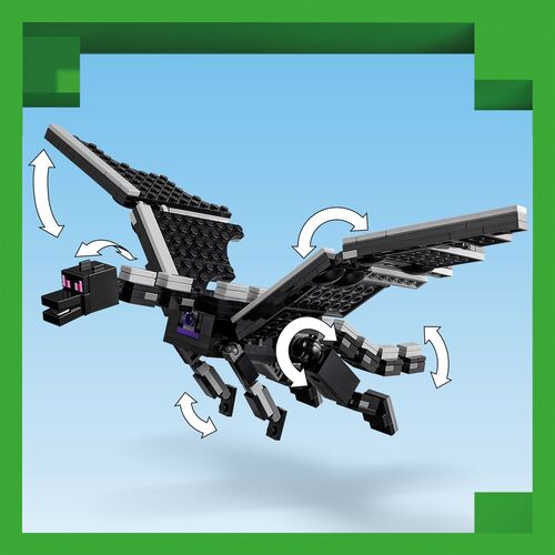 LEGO MINECRAFT - EL DRAGÓN DEL ENDER Y EL BARCO DEL END