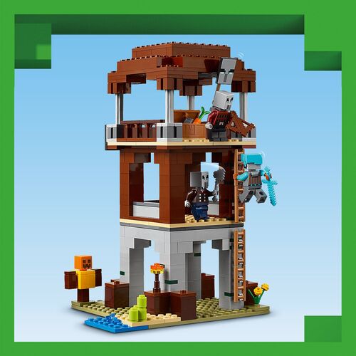 LEGO MINECRAFT - PUESTO DE AVANZADA DE LOS SAQUEADORES Y EL DEVASTADOR