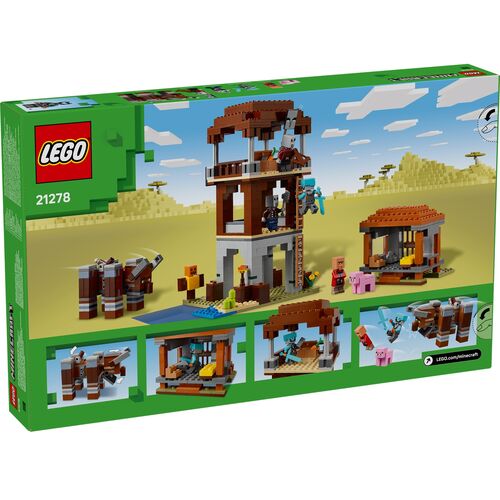 LEGO MINECRAFT - PUESTO DE AVANZADA DE LOS SAQUEADORES Y EL DEVASTADOR