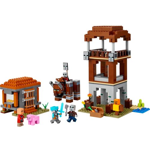 LEGO MINECRAFT - PUESTO DE AVANZADA DE LOS SAQUEADORES Y EL DEVASTADOR
