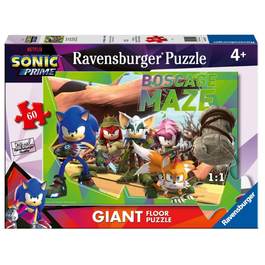 RAVENSBURGER PUZLE GIGANTE DE SUELO SONIC 60 PIEZAS