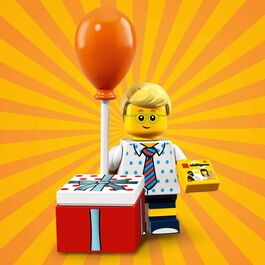 LE71021-16 LEGO® MINIFIGURES® 18ª EDICIÓN - FIESTA - Chico de la fiesta de cumpleaños