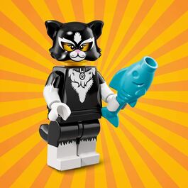 LE71021-12 LEGO® MINIFIGURES® 18ª EDICIÓN - FIESTA - Chica con disfraz de gato