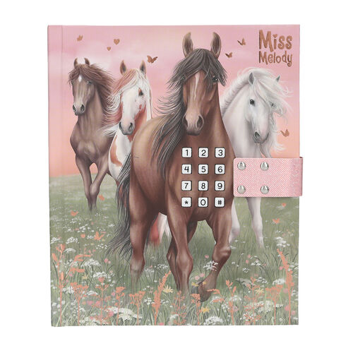 TOP MODEL - DIARIO CABALLOS CON CÓDIGO SECRETO MISS MELODY