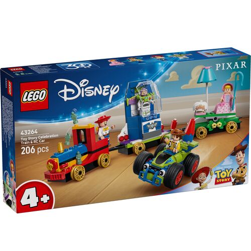 LEGO DISNEY - TREN DE CELEBRACIÓN DE TOY STORY Y COCHE RC