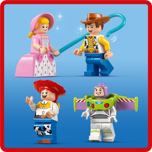 LEGO DISNEY - TREN DE CELEBRACIÓN DE TOY STORY Y COCHE RC