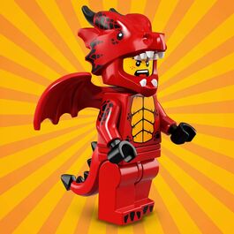 LE71021-07 LEGO® MINIFIGURES® 18ª EDICIÓN - FIESTA - Hombre con disfraz de dragón