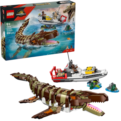 LEGO JURASSIC WORLD: MISIÓN NAVAL - MOSASAURUS CONSTRUIBLE
