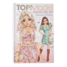 TOP MODEL - CUADERNO DE PEGATINAS GRANDE DRESS ME UP -UMMER FEELING