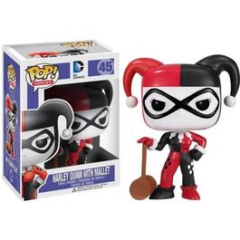 FUNKO POP! DC COMICS - HARLEY QUINN CON MAZO