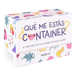 HELLO FUN - JUEGO DE MESA ¿QUÉ ME ESTÁS CONTAINER?