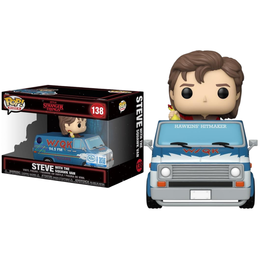 FUNKO POP! RIDES: STRANGER THINGS - STEVE CON LA FURGONETA SQUAWK