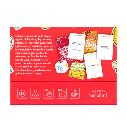 HELLO FUN - JUEGO DE MESA TYPICAL SPANISH