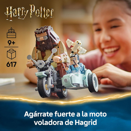 LEGO HARRY POTTER - VIAJE EN MOTO DE HAGRID Y HARRY